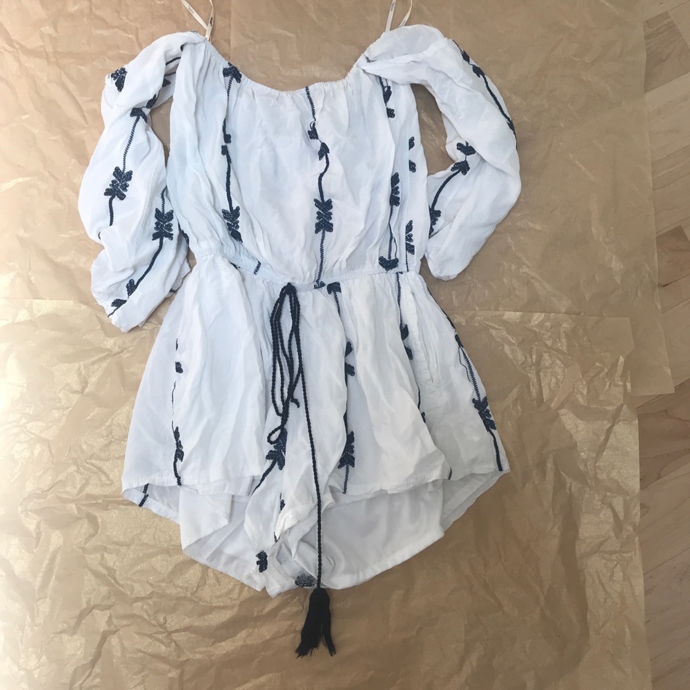 Off the shoulder romper